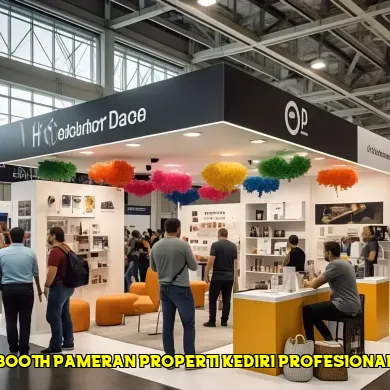 booth pameran properti kediri profesional